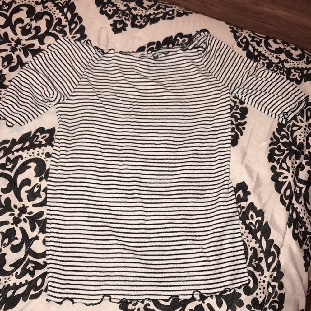 Black & White Striped Shirt